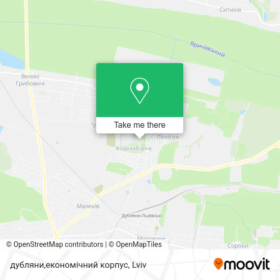 Карта дубляни,економічний корпус