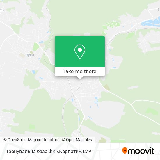 Тренувальна база ФК «Карпати» map