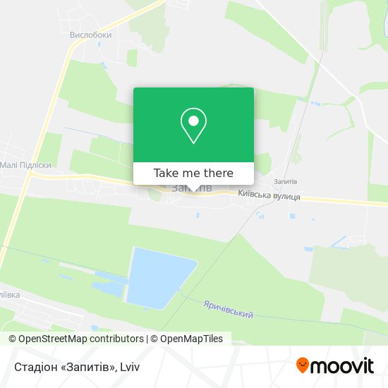 Стадіон «Запитів» map