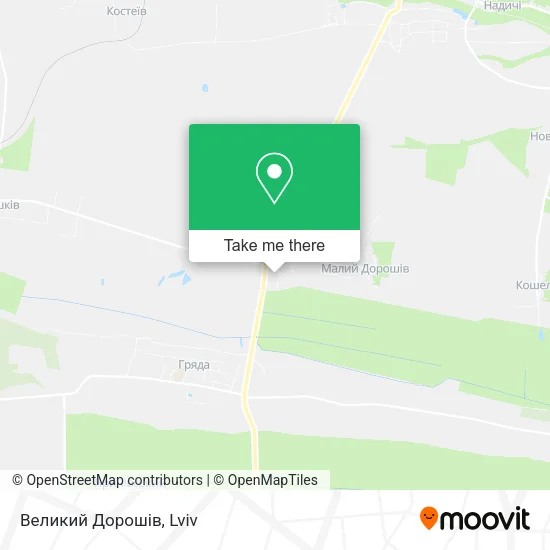 Карта Великий Дорошів