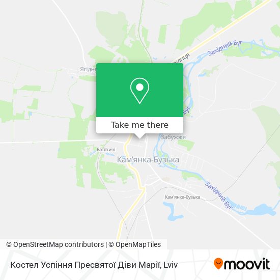 Костел Успіння Пресвятої Діви Марії map