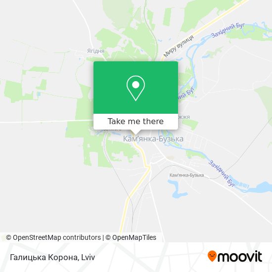 Галицька Корона map