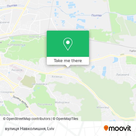 вулиця Навколишня map