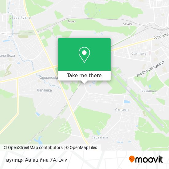 вулиця Авіаційна 7А map