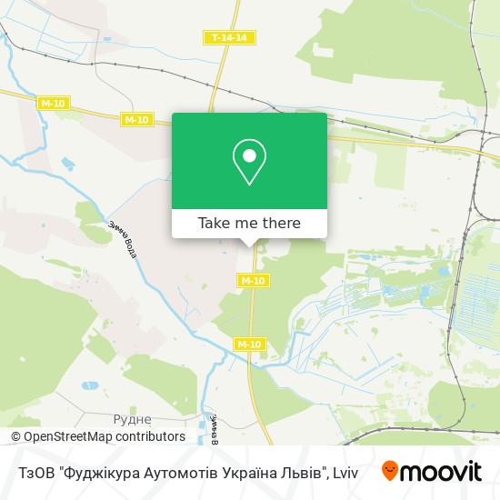 ТзОВ "Фуджікура Аутомотів Україна Львів" map