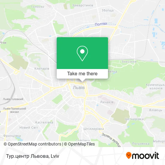Тур.центр Львова map