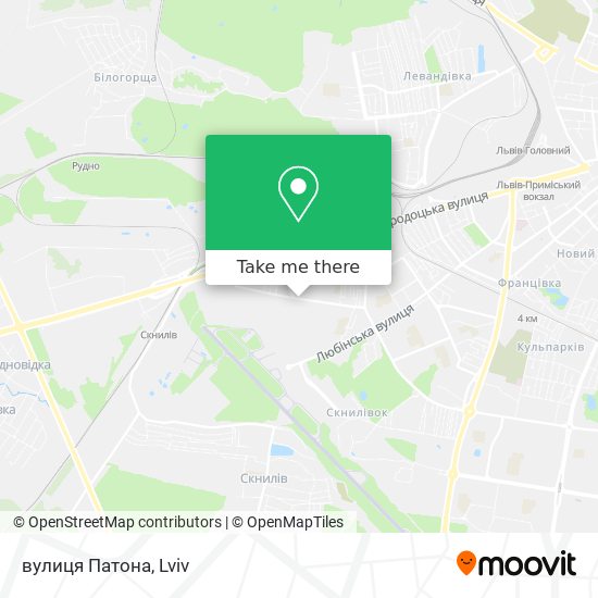 вулиця Патона map