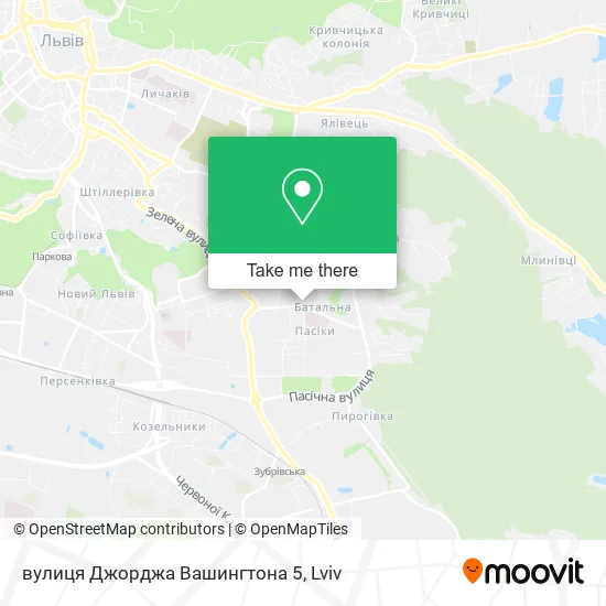 Карта вулиця Джорджа Вашингтона 5