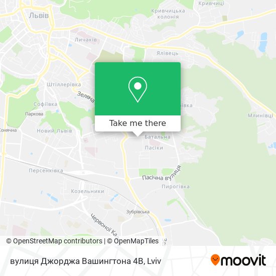 вулиця Джорджа Вашингтона 4В map