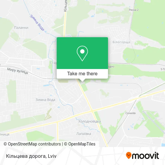 Карта Кільцева дорога