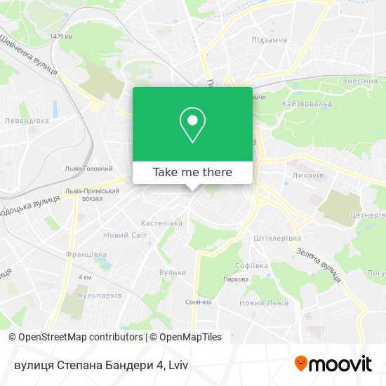 вулиця Степана Бандери 4 map