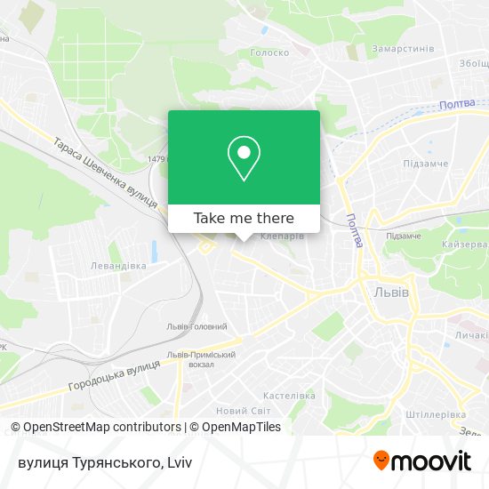 вулиця Турянського map
