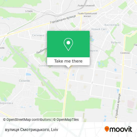 вулиця Смотрицького map