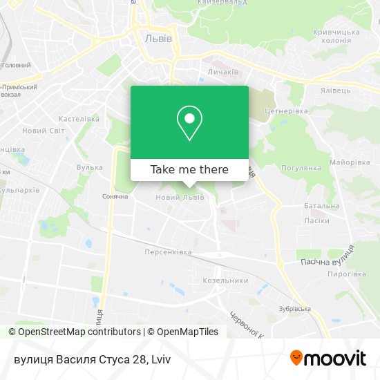 вулиця Василя Стуса 28 map