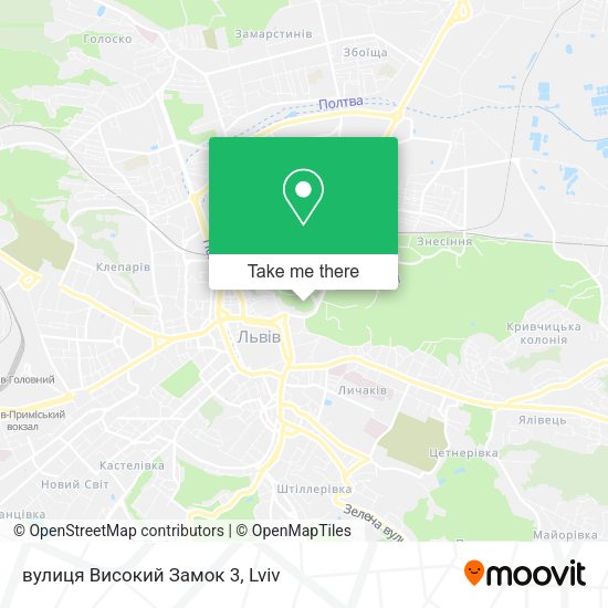 вулиця Високий Замок 3 map