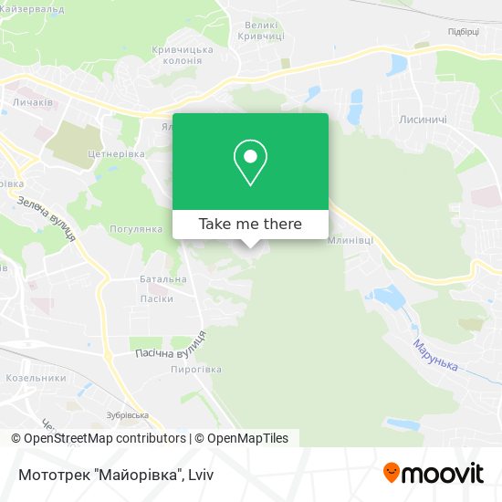 Мототрек "Майорівка" map