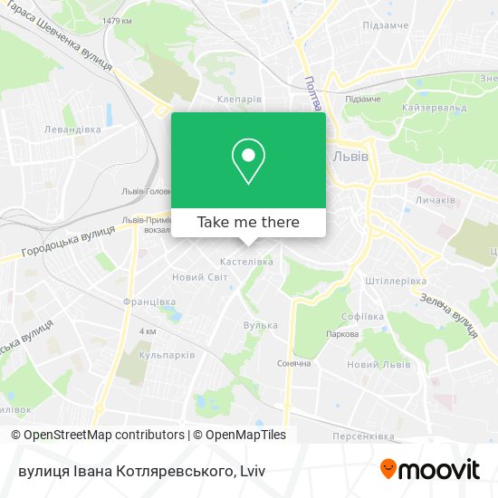 вулиця Івана Котляревського map