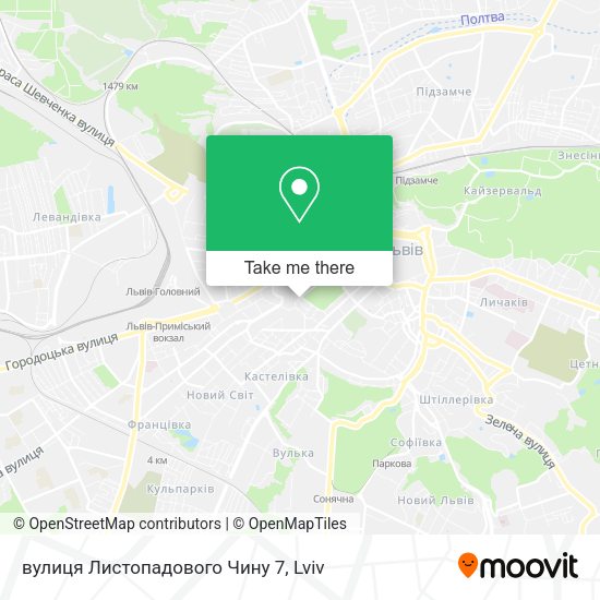 вулиця Листопадового Чину 7 map
