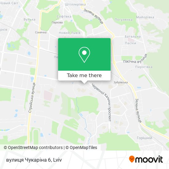 вулиця Чукаріна 6 map