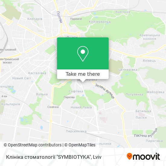 Клініка стоматології "SYMBIOTYKA" map