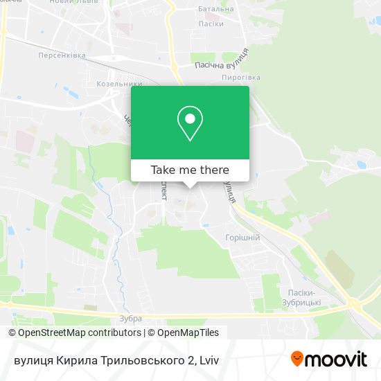 вулиця Кирила Трильовського 2 map