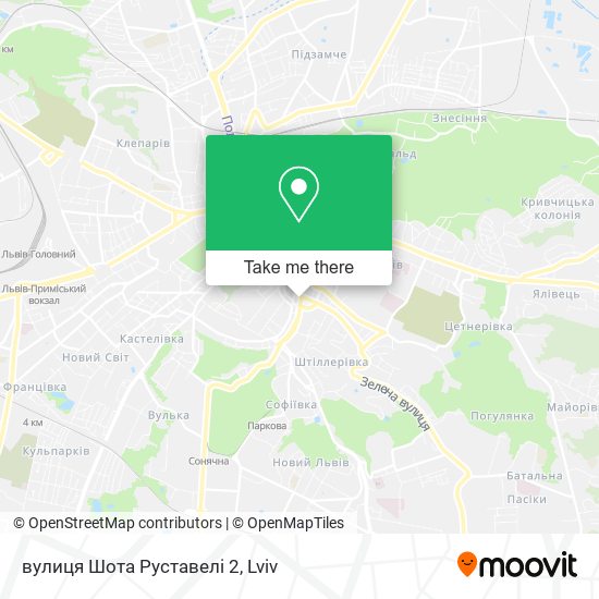 вулиця Шота Руставелі 2 map