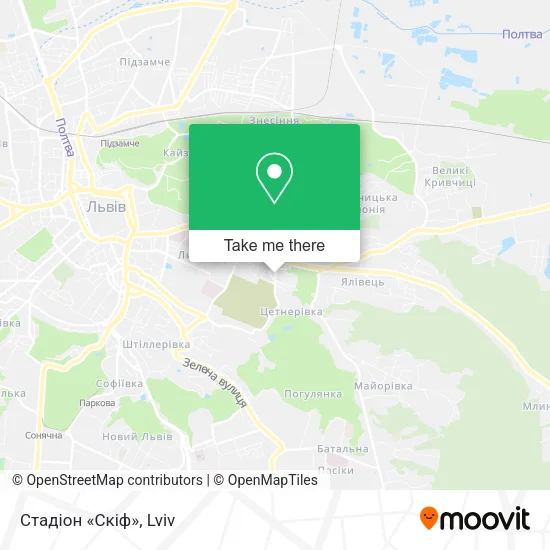Карта Стадіон «Скіф»
