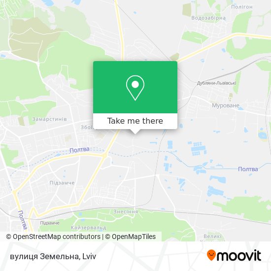 вулиця Земельна map