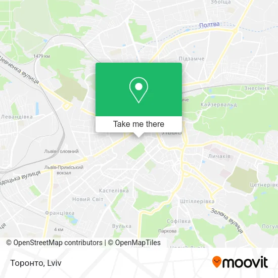Карта Торонто