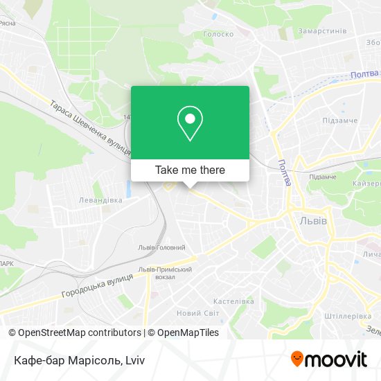Кафе-бар Марісоль map