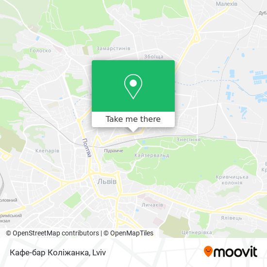 Кафе-бар Коліжанка map