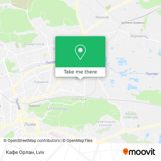 Кафе Орлан map