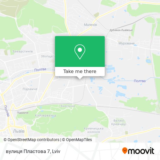 вулиця Пластова 7 map