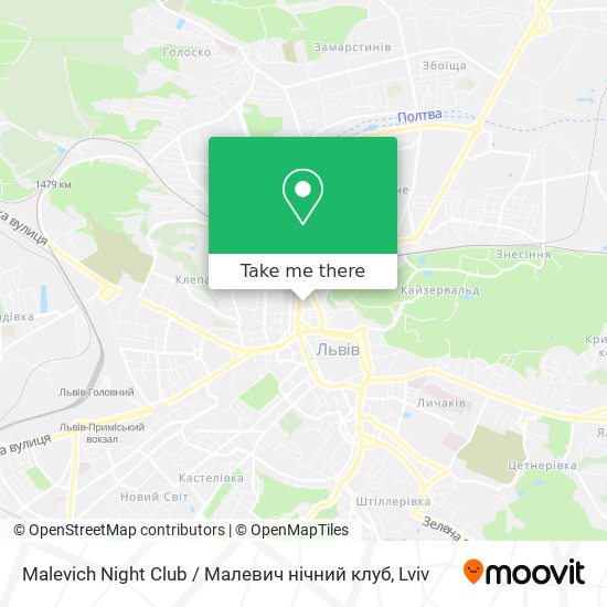 Malevich Night Club / Малевич нічний клуб map