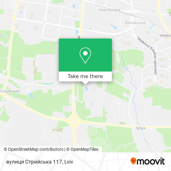 вулиця Стрийська 117 map