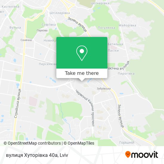 вулиця Хуторівка 40а map