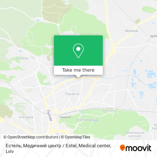 Карта Естель, Медичний центр / Estel, Medical center