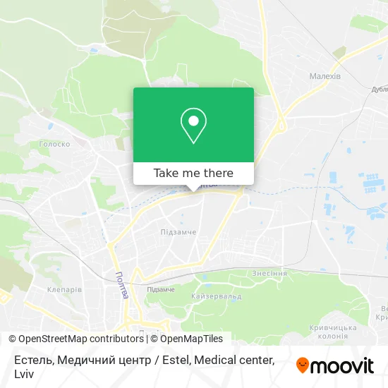 Карта Естель, Медичний центр / Estel, Medical center