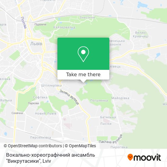 Карта Вокально-хореографічний ансамбль "Викрутасики"