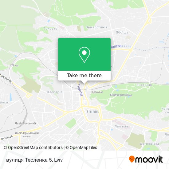 вулиця Тесленка 5 map