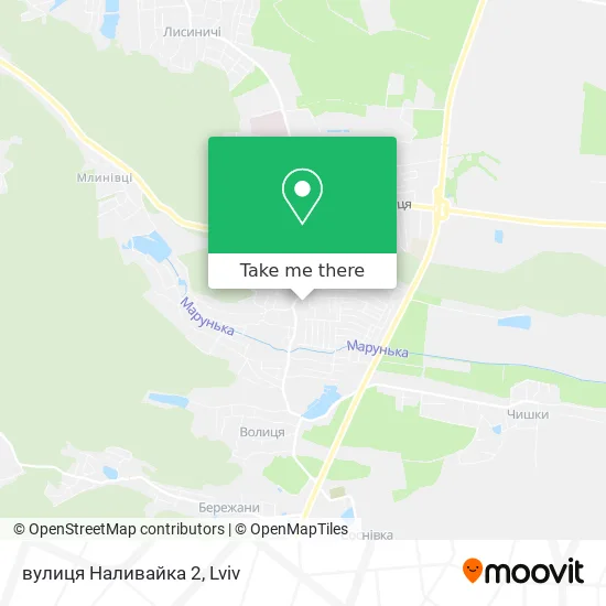 Карта вулиця Наливайка 2