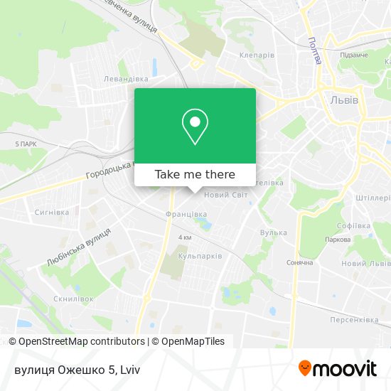 вулиця Ожешко 5 map