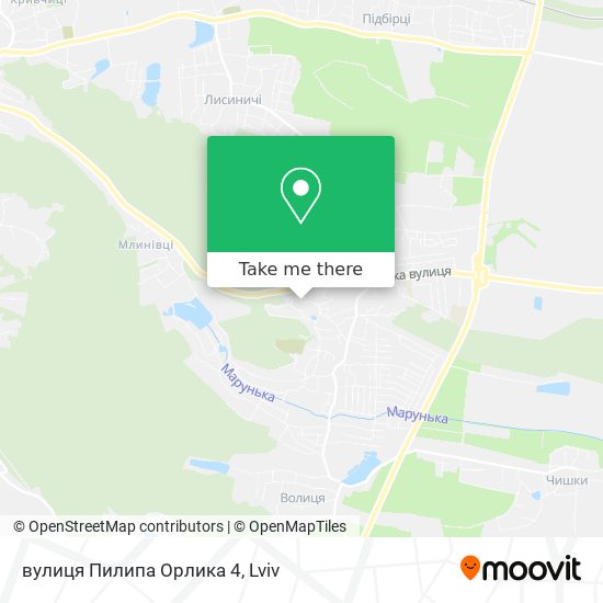 вулиця Пилипа Орлика 4 map