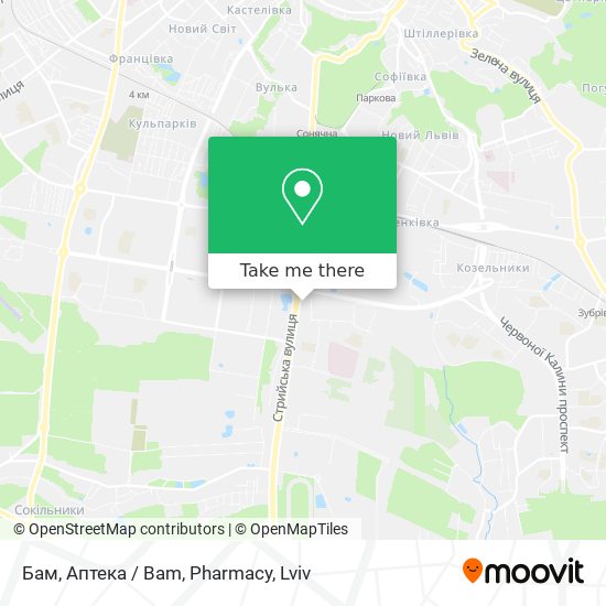 Бам, Аптека / Bam, Pharmacy map