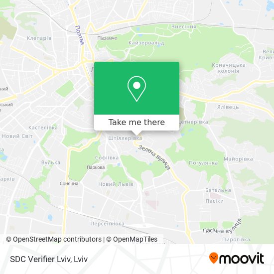 Карта SDC Verifier Lviv