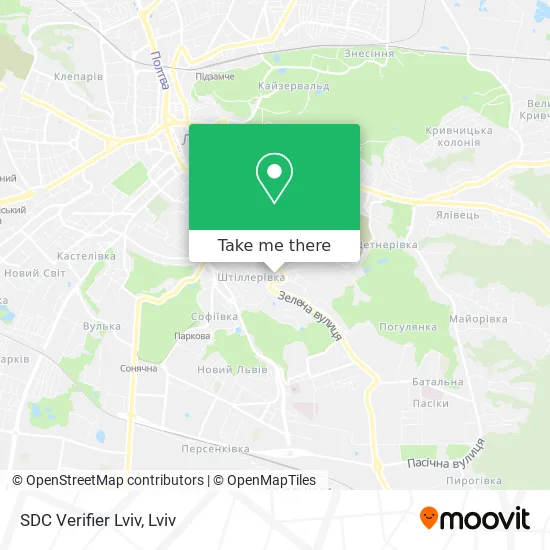 Карта SDC Verifier Lviv