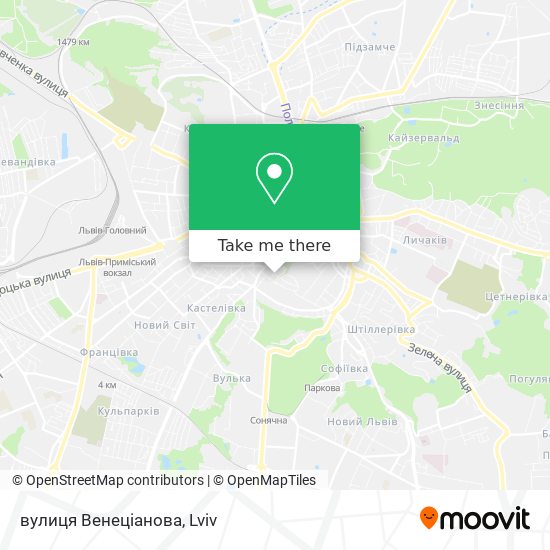 вулиця Венеціанова map