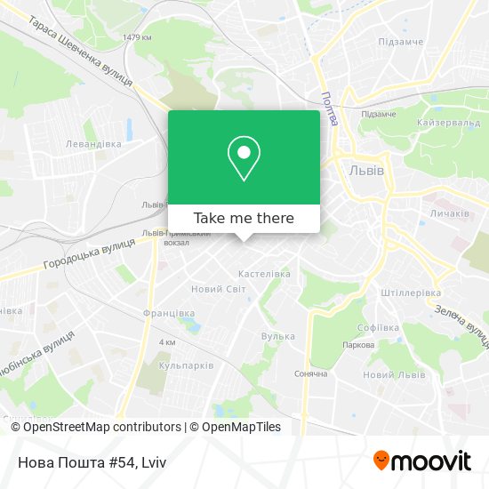 Нова Пошта #54 map