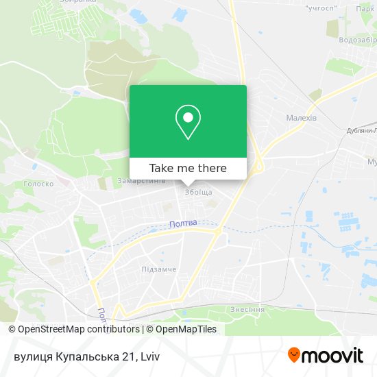 вулиця Купальська 21 map