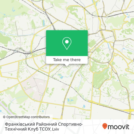 Франківський Районний Спортивно-Технічний Клуб ТСОУ map